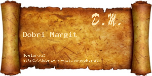 Dobri Margit névjegykártya