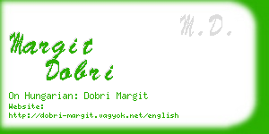 margit dobri business card